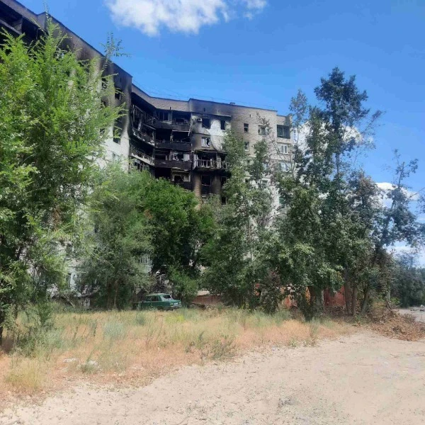 Згоріла квартира Семена Перцовського на 4-му поверсі.