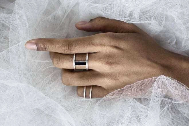 как носить двойные кольца