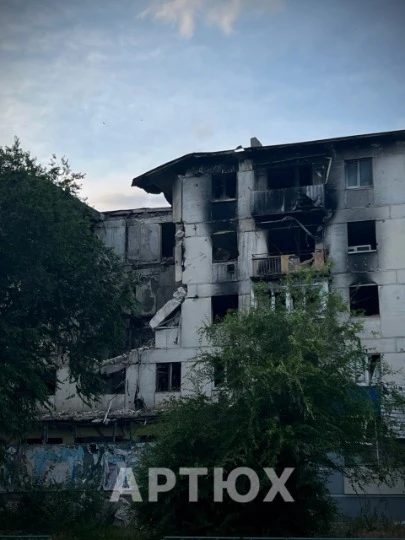 Зруйнований будинок в тимчасово окупованому Рубіжному