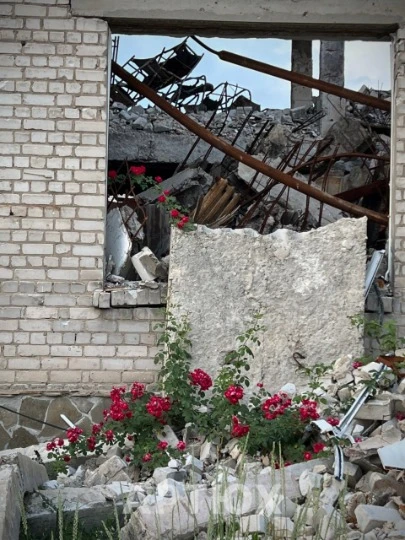 Зруйнований будинок в тимчасово окупованому Рубіжному