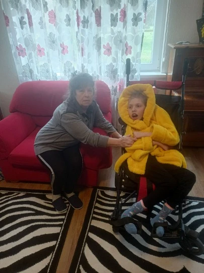 бабуся та онука Аліна в Німеччині