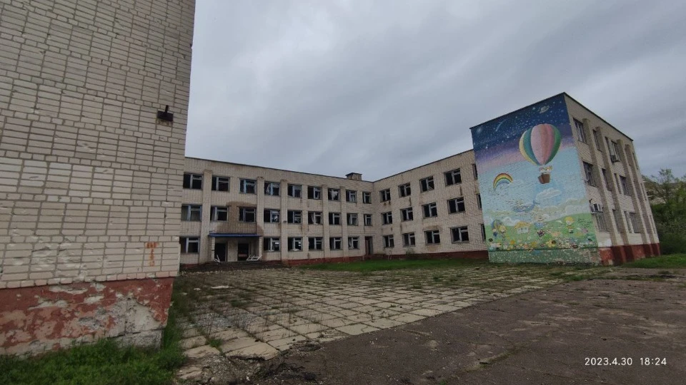 14-та школа в Сєвєродонецьку, вул. Гагаріна 111, стан будівлі внаслідок російських обстрілів