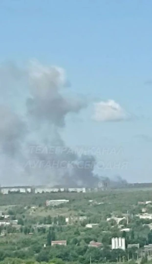 Приліт в тимчасово окупований Луганськ