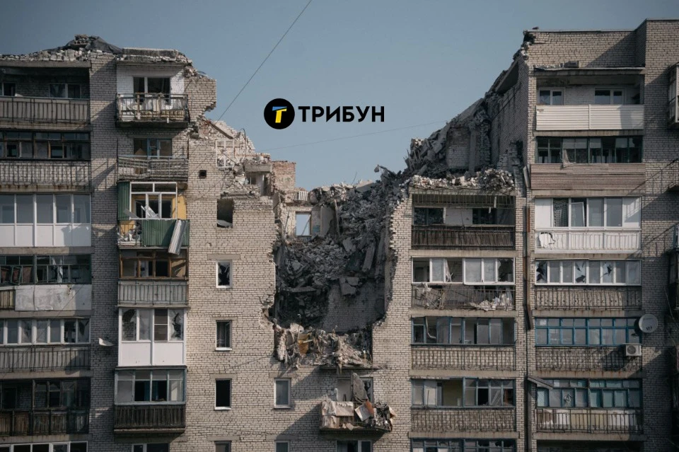 Знищений будинок в Соледарі