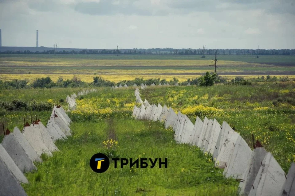 Лінія оборони в районі Бахмута