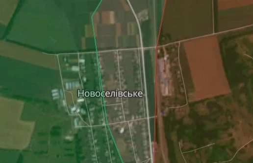 Новоселівське на карті DeepstateКарма