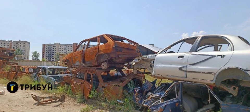 Кладовище машин у Рубіжному