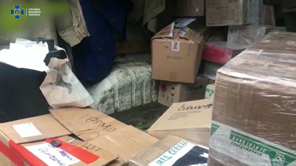 Гуманітарна допомога, яку підозрюваний доставляв росіянам