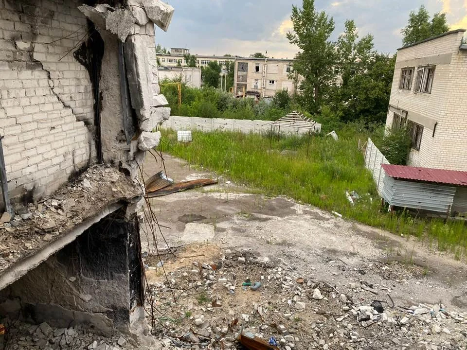 Зруйнований Ісламський культурний центр Бісмілля Фото: Тимур Берідзе