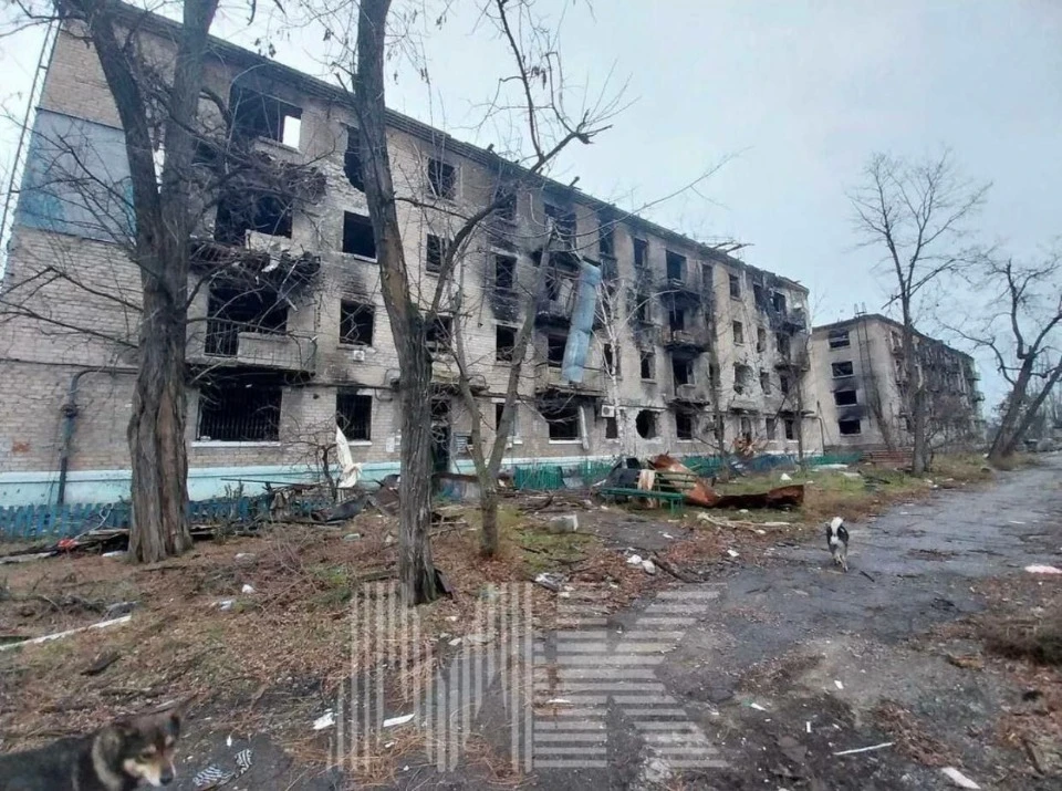 Рубежное, южная часть города