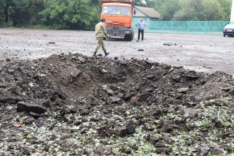 Наслідки прильотів до тимчасово окупованого Ірміно