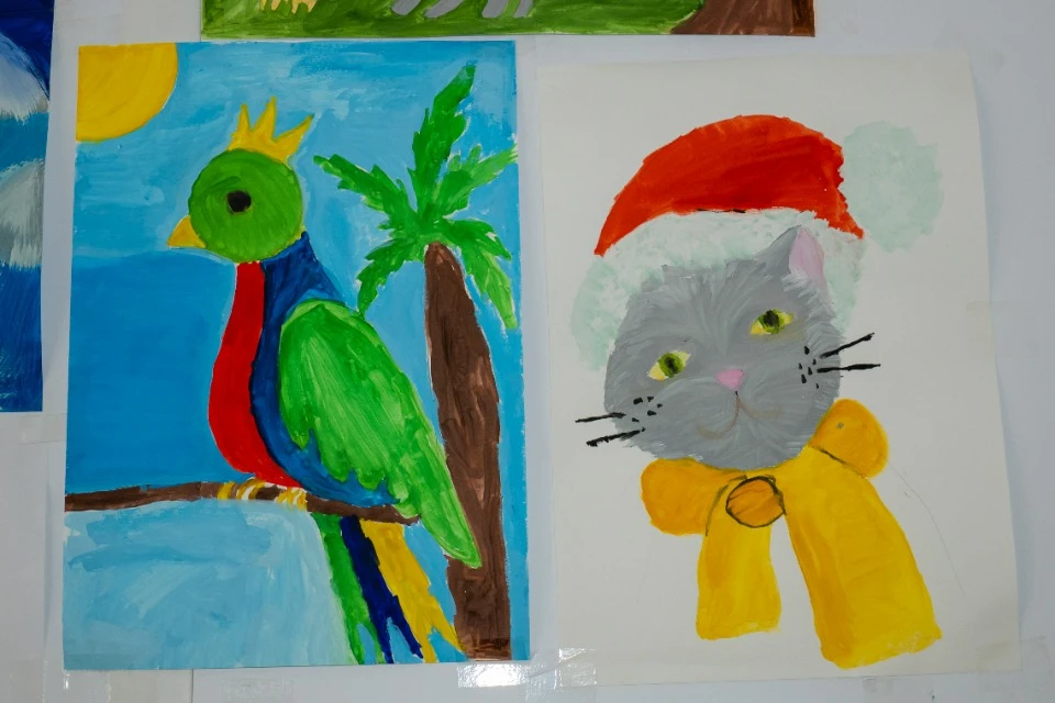 рисунки детей, живущих в Бородянке