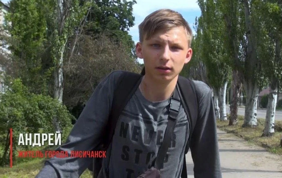 Герої пропагандистського ролику про Лисичанськ