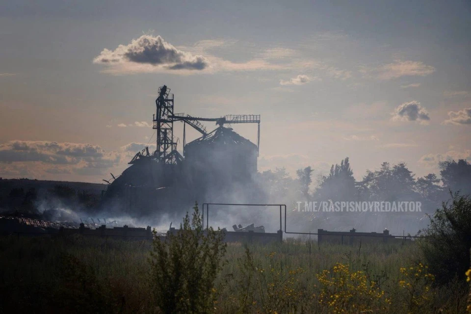 Окуповане Рубіжне / Елеваторний комплекс Голден Агро