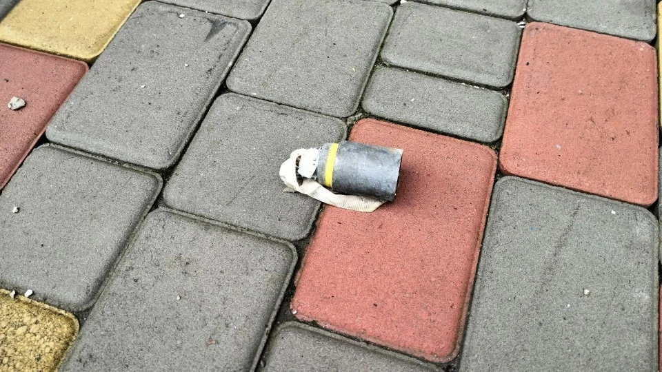 Наслідки прильоту на територію стадіону Олімп