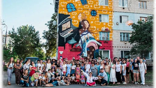 Мурал в Новопскові