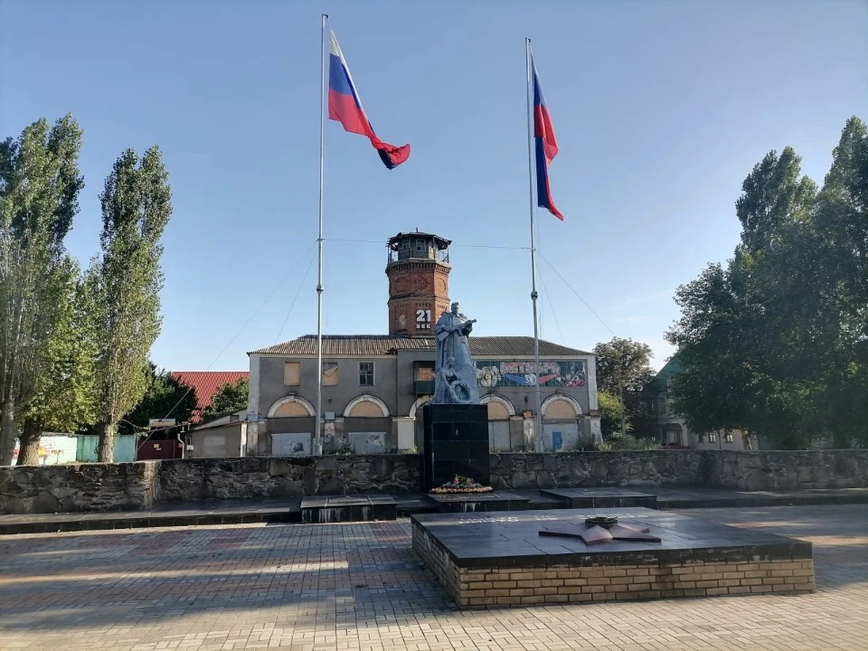 Центр тимчасово окупованого Старобільська