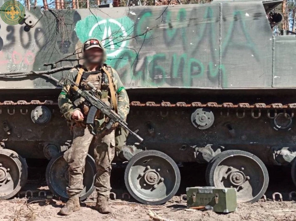 Захоплені позиції росіян у Серебрянському лісі