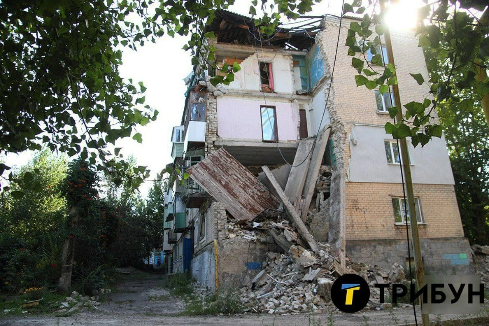 Руїни в окупованому Лисичанську