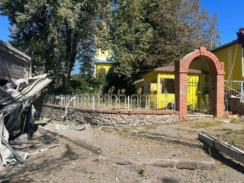 Наслідки обстрілу Куп'янська