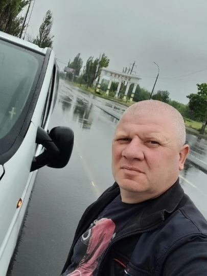 Роман Царевский в Херсонской области с гуманитарной помощью