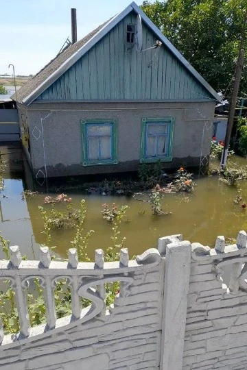 Один из домов в Херсонской области