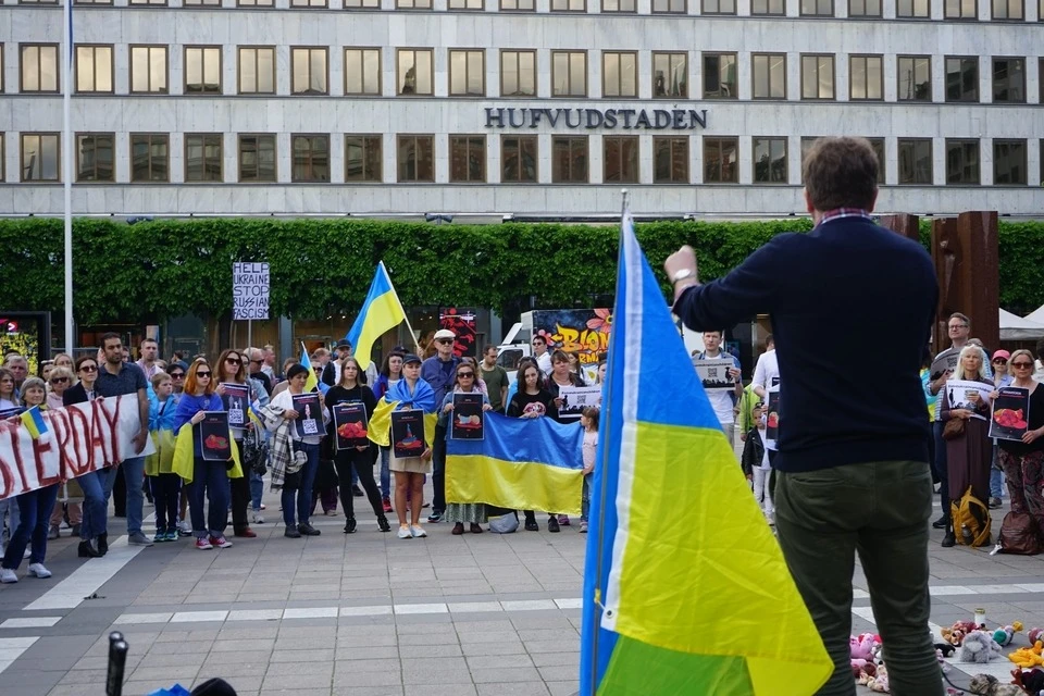 Мітинг у Швеції, фото Nordic Ukraine Forum