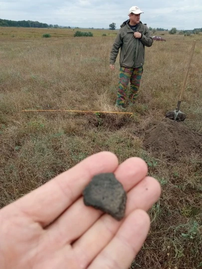 Археологічне дослідження Сергієм Теліженко