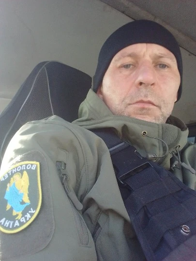 Волонтер Вадим Дунілін