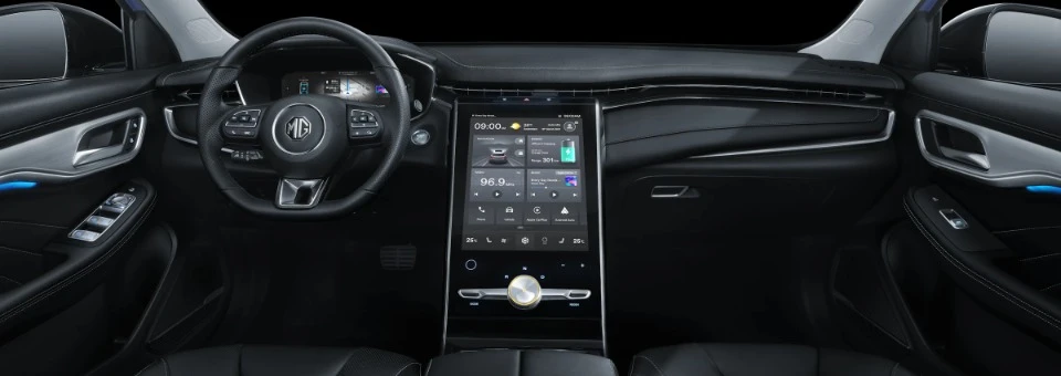 салон автомобіля MG