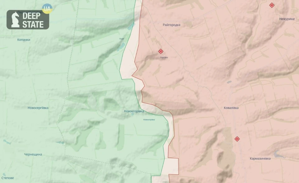 Так за версією DeepState виглядає ситуація станом на зараз