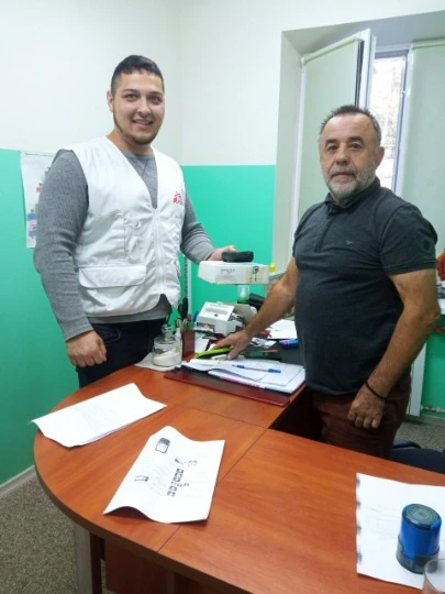 Даниїл під час роботи/Лікарі без кордонів