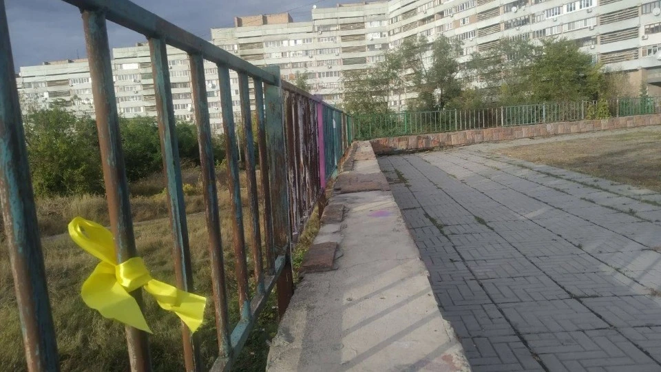 Акція патріотів в Луганську