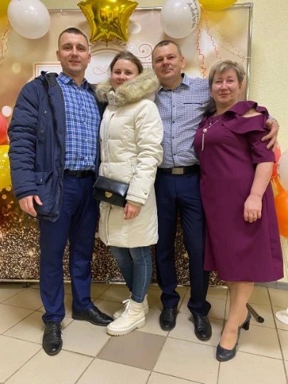 Віталій Сергієнко з родиною