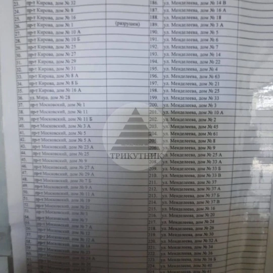 Адреси будинків в Рубіжному, які окупанти планують відновлювати