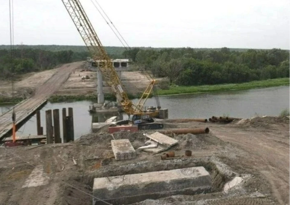 Ремонт об'їздного мосту в Станиці, 2023 рік