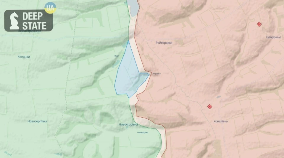 Deepstate, Сергіївка на Сватівщині