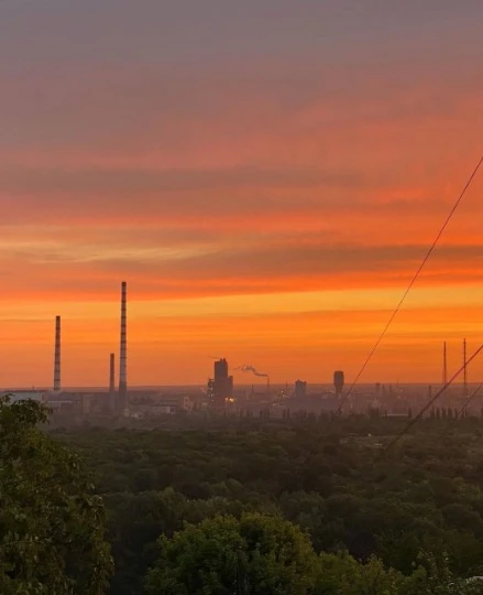 Вид на сєвєродонецький Азот. Фото: Сергій Удовенко