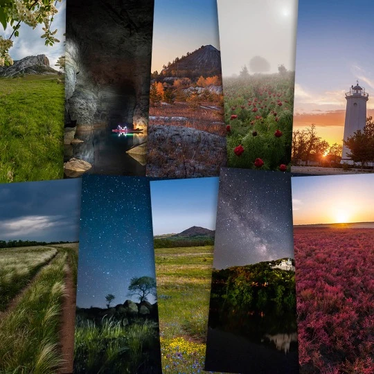Колаж фотографій Донеччини/Дмитро Балховітін