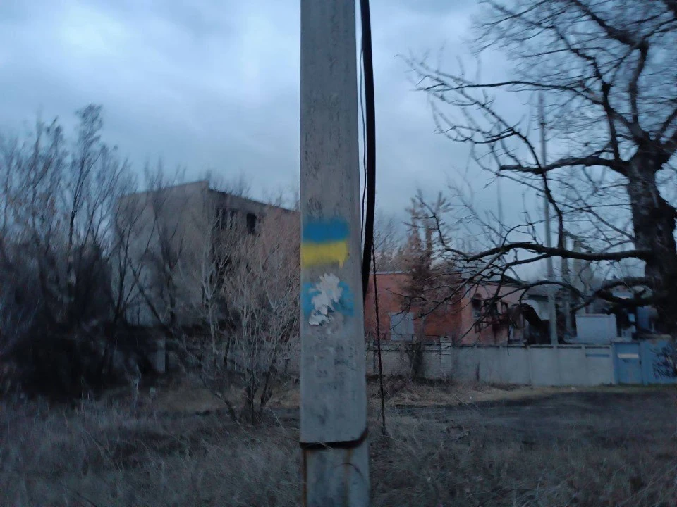 український прапор в Луганську