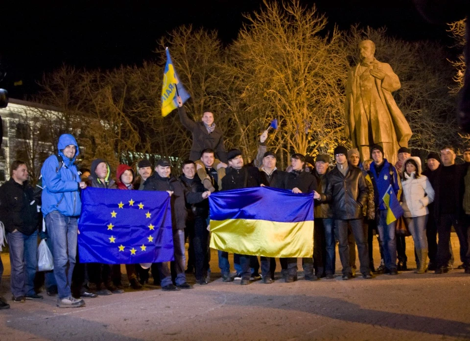 Акції на підтримку України в Луганську, 2013-2014 роки/Олександр Волчанський