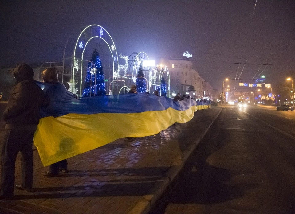 Акції на підтримку України в Луганську, 2013-2014 роки/Олександр Волчанський