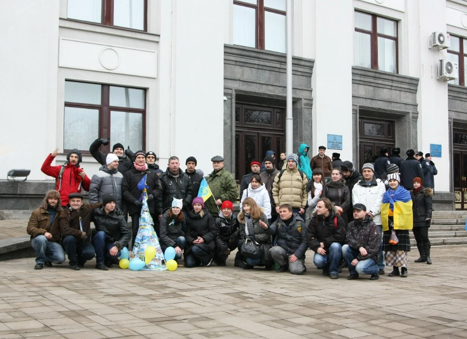 Акції на підтримку України в Луганську, 2013-2014 роки/Олександр Волчанський