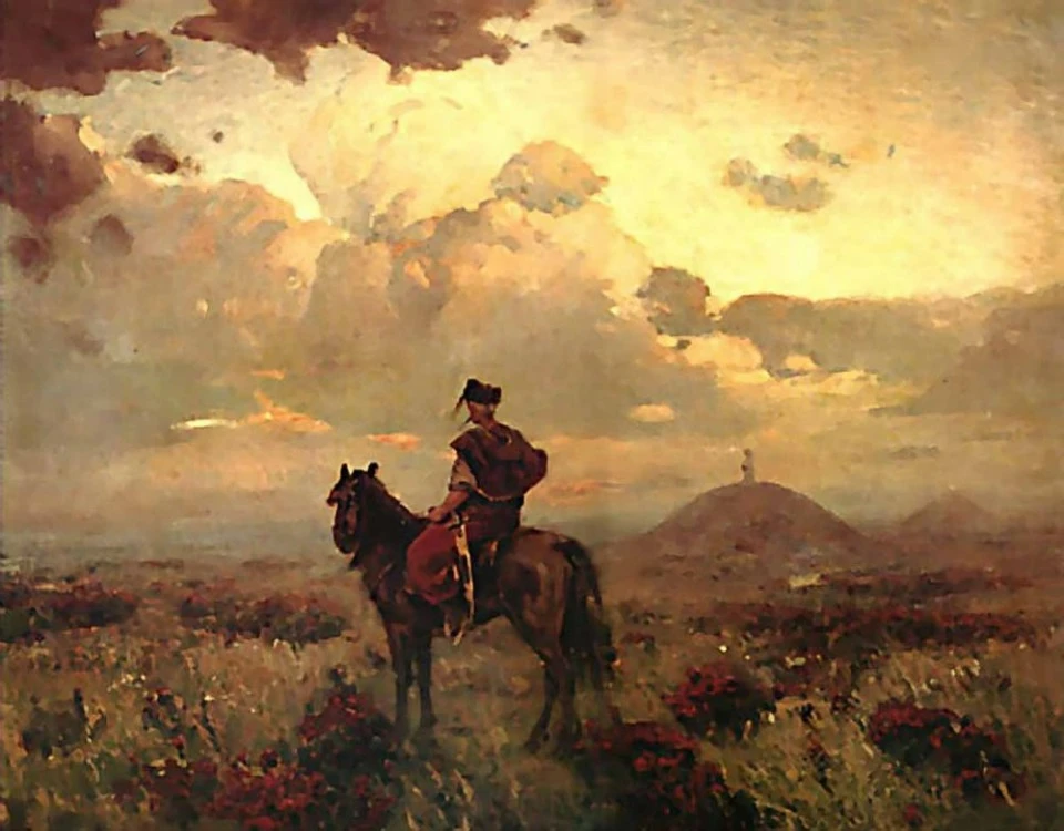 ергій Васильківський. Козаки в степу. Полотно, олія, 1890-ті рр.