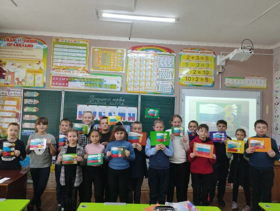 Школярі в тимчасово окупованому Біловодську