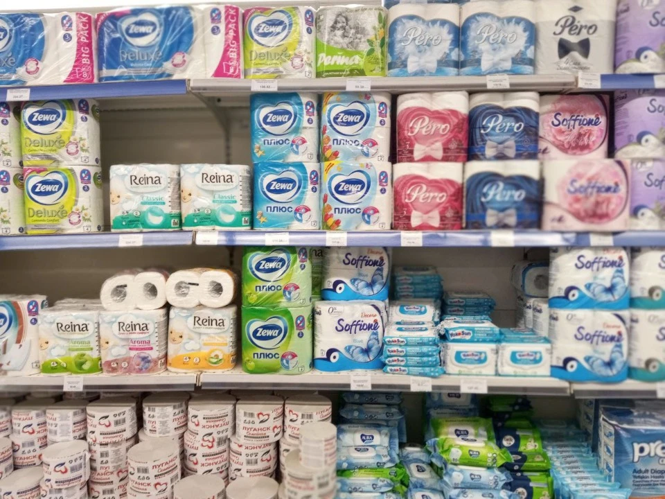 асортимент товарів в супермаркеті Матрьошка в м. Сєвєродонецьк