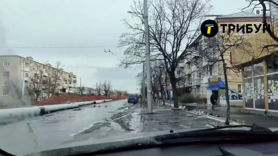 Розриті теплотраси в окупованому Сєвєродонецьку, грудень 2023