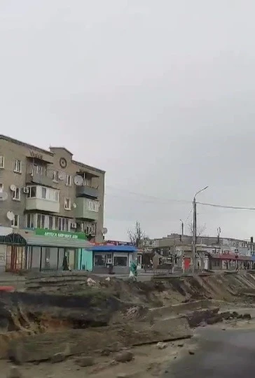 Розриті теплотраси в окупованому Сєвєродонецьку, грудень 2023