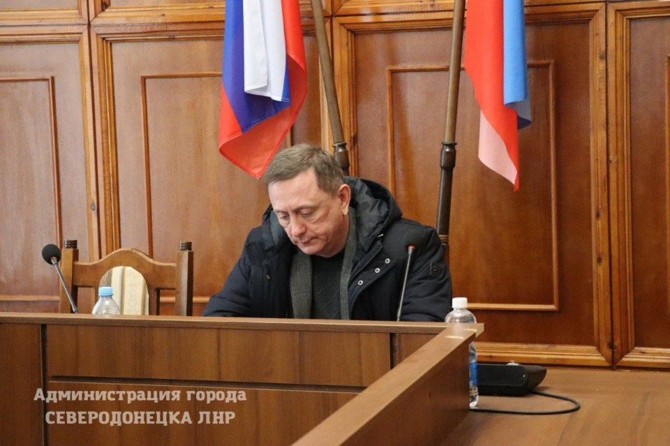 Засідання колаборантів у окупованому Сєвєродонецьку