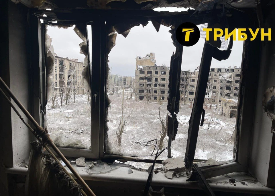 Окупований Бахмут, центр уїзду, сьогодні має такий вигляд